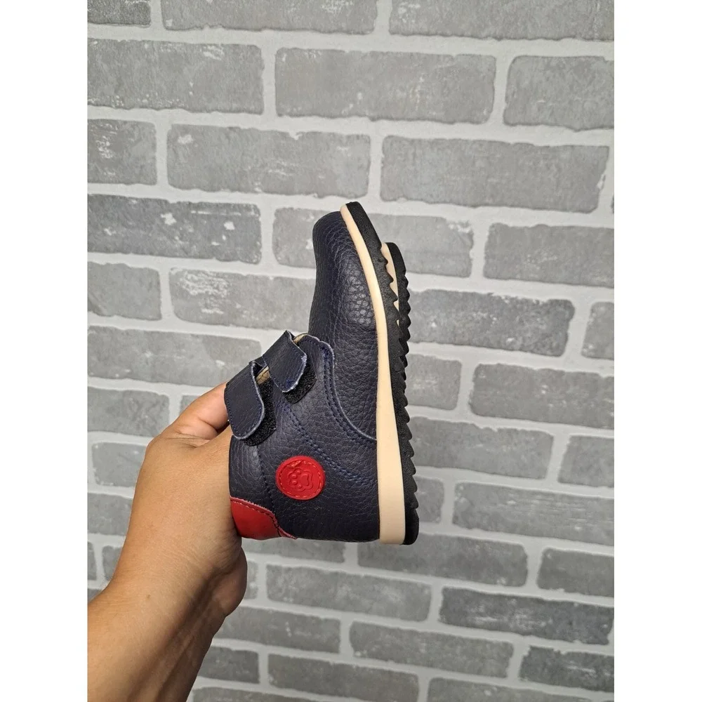 Ferrato Kid's Boy Toldder Ankle Boots Children's Shoes Footwear Blue/Red‎ Size 8